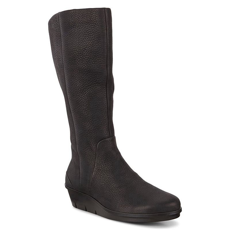 Botas De Tacones Ecco Skyler Para Mujer,Negras,054187-PVX